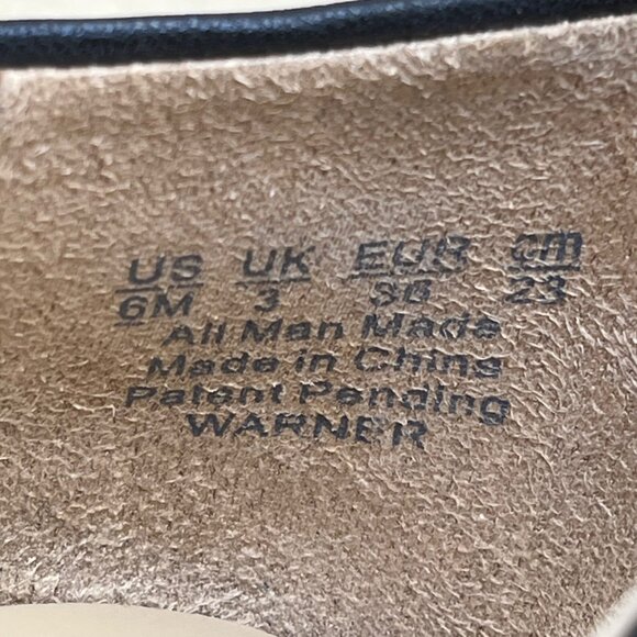 Naturalizer Women’s Black Smooth Faux Leather Warner Block Heel Pumps Size 6M - Picture 7 of 10